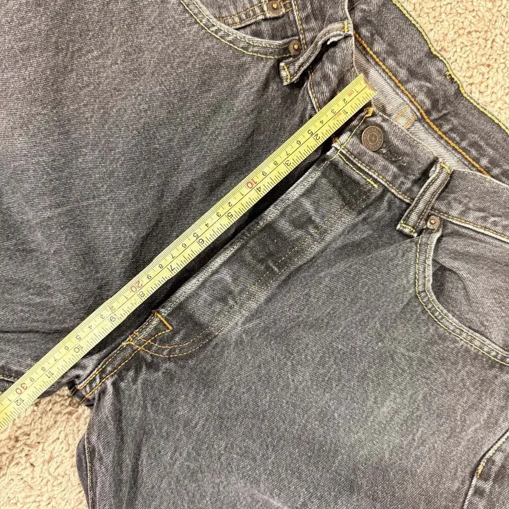 Levis 550 Relaxed Fit Jeans‎ Mens 34x34 Black Gray Wash Straight Leg